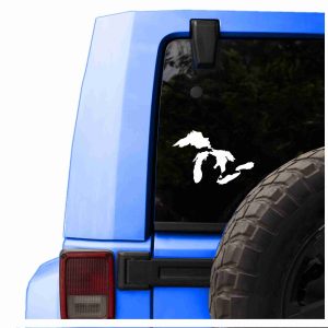 Great Lakes Decal, car decal, truck sticker, car vinyl decal